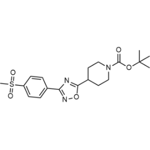 3-[4-(Methylsulfonyl)phenyl]-5-(1-boc-4-piperidyl)-1,2,4-oxadiazole|CS-0154748