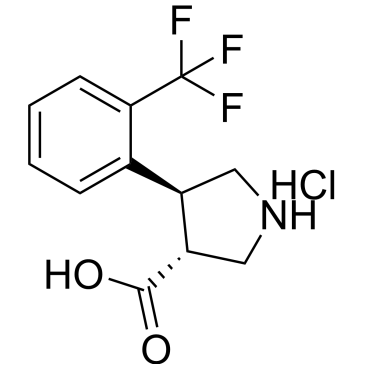 trans-4-(2-(Trifluoromethyl)phenyl)pyrrolidine-3-carboxylic acid hydrochloride|CS-0156728