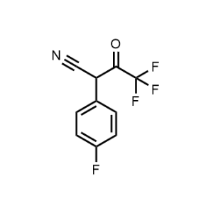 4,4,4-Trifluoro-2-(4-fluorophenyl)-3-oxobutanenitrile|CS-0157526