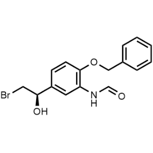 (R)-N-[5-(2-Bromo-1-hydroxyethyl)-2-(phenylmethoxy)phenyl]formamide|CS-0158607