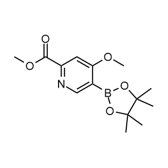 Methyl 4-methoxy-5-(4,4,5,5-tetramethyl-1,3,2-dioxaborolan-2-yl)picolinate|CS-0159571