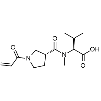 N-((R)-1-Acryloylpyrrolidine-3-carbonyl)-N-methyl-L-valine|CS-0159720