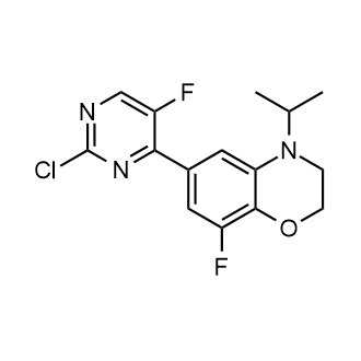 6-(2-Chloro-5-fluoropyrimidin-4-yl)-8-fluoro-4-isopropyl-3,4-dihydro-2H-benzo[b][1,4]oxazine|CS-0159853