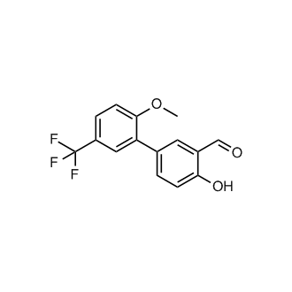 4-Hydroxy-2'-methoxy-5'-(trifluoromethyl)-[1,1'-biphenyl]-3-carbaldehyde|CS-0160833