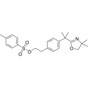 4-(2-(4,4-Dimethyl-4,5-dihydrooxazol-2-yl)propan-2-yl)phenethyl 4-methylbenzenesulfonate|CS-0160873