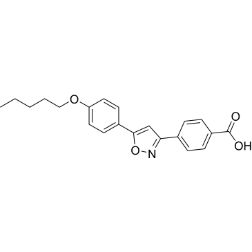 4-(5-(4-(Pentyloxy)phenyl)isoxazol-3-yl)benzoic acid|CS-0160970