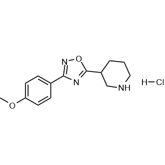3-(4-Methoxyphenyl)-5-(piperidin-3-yl)-1,2,4-oxadiazole hydrochloride|CS-0161252