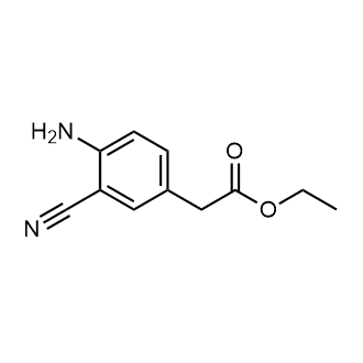 Ethyl 2-(4-amino-3-cyanophenyl)acetate|CS-0161628
