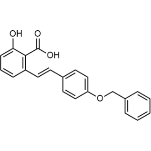 2-Hydroxy-6-[2-[4-(phenylmethoxy)phenyl]ethenyl]benzoic acid|CS-0161636
