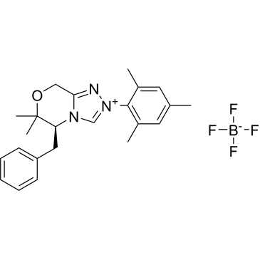(S)-5-Benzyl-2-mesityl-6,6-dimethyl-6,8-dihydro-5H-[1,2,4]triazolo[3,4-c][1,4]oxazin-2-ium tetrafluoroborate|CS-0162027