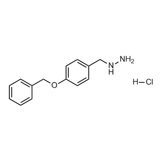 Hydrazine, [[4-(phenylmethoxy)phenyl]methyl]-, hydrochloride|CS-0162290