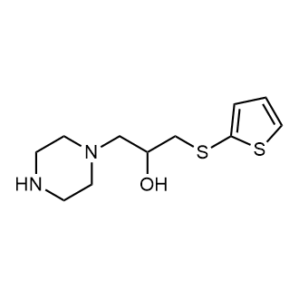 1-(Piperazin-1-yl)-3-(thiophen-2-ylthio)propan-2-ol|CS-0162652