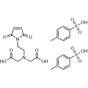 2,2'-((2-(2,5-Dioxo-2,5-dihydro-1H-pyrrol-1-yl)ethyl)azanediyl)diacetic acid bis-4-methylbenzenesulfonic acid salt|CS-0162672