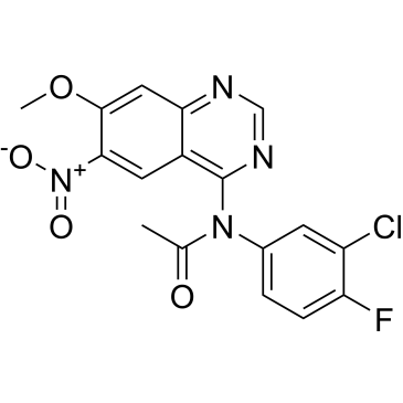 N-(3-Chloro-4-fluorophenyl)-N-(7-methoxy-6-nitroquinazolin-4-yl)acetamide|CS-0162719