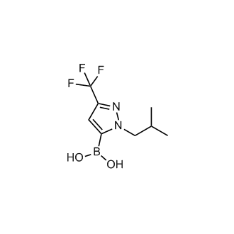 (1-Isobutyl-3-(trifluoromethyl)-1H-pyrazol-5-yl)boronic acid|CS-0162778