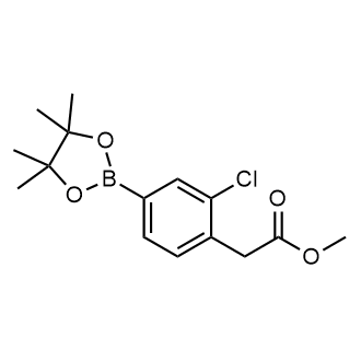 Methyl 2-(2-chloro-4-(4,4,5,5-tetramethyl-1,3,2-dioxaborolan-2-yl)phenyl)acetate|CS-0162887