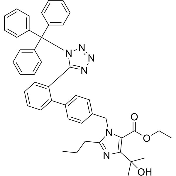Ethyl 4-(2-hydroxypropan-2-yl)-2-propyl-1-((2'-(1-trityl-1H-tetrazol-5-yl)-[1,1'-biphenyl]-4-yl)methyl)-1H-imidazole-5-carboxylate|CS-0163094