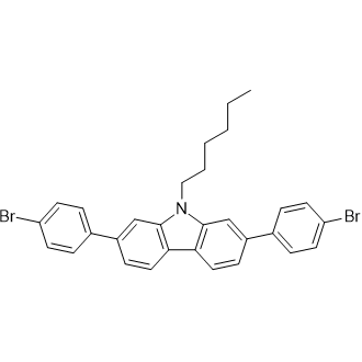 2,7-Bis(4-bromophenyl)-9-hexyl-9H-carbazole|CS-0163192