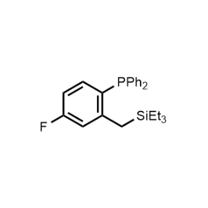 (4-Fluoro-2-((triethylsilyl)methyl)phenyl)diphenylphosphane|CS-0163466