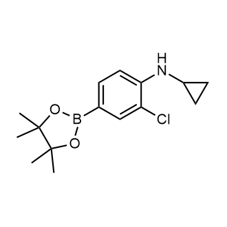 2-Chloro-N-cyclopropyl-4-(4,4,5,5-tetramethyl-1,3,2-dioxaborolan-2-yl)aniline|CS-0163592