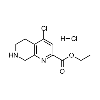 Ethyl 4-chloro-5,6,7,8-tetrahydro-1,7-naphthyridine-2-carboxylate hydrochloride|CS-0163720