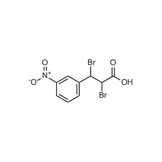 2,3-Dibromo-3-(3-nitrophenyl)propanoic Acid (Erlotinib Impuruity）|CS-0163950
