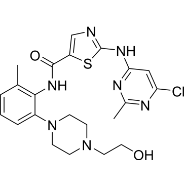 2-((6-chloro-2-methylpyrimidin-4-yl)amino)-N-(2-(4-(2-hydroxyethyl)piperazin-1-yl)-6-methylphenyl)thiazole-5-carboxamide  (Dasatinib Impuruity）|CS-0164046