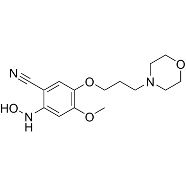 2-(Hydroxyamino)-4-methoxy-5-(3-morpholinopropoxy)benzonitrile (Gefitinib Impuruity）|CS-0164118