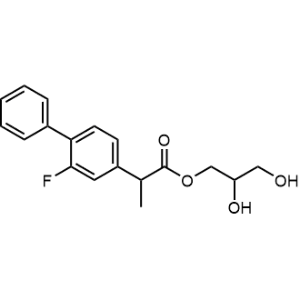 2,3-dihydroxypropyl 2-(2-fluoro-[1,1'-biphenyl]-4-yl)propanoate  Flurbiprofen Impurity|CS-0164184