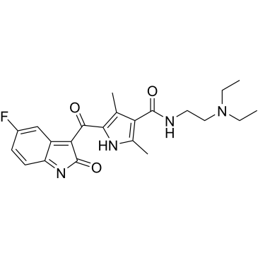 N-(2-(diethylamino)ethyl)-5-(5-fluoro-2-oxo-2H-indole-3-carbonyl)-2,4-dimethyl-1H-pyrrole-3-carboxamide  (Sunitinib Impuruity）|CS-0164226