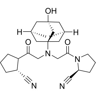 (2S)-1-(2-((2-((2R)-2-cyanocyclopentyl)-2-oxoethyl)((1r,3R,5R,7S)-3-hydroxyadamantan-1-yl)amino)acetyl)pyrrolidine-2-carbonitrile  (Vildagliptin Impuruity）|CS-0164239