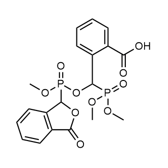 2-((dimethoxyphosphoryl)((methoxy(3-oxo-1,3-dihydroisobenzofuran-1-yl)phosphoryl)oxy)methyl)benzoic acid  Olaparib Impurity|CS-0164338