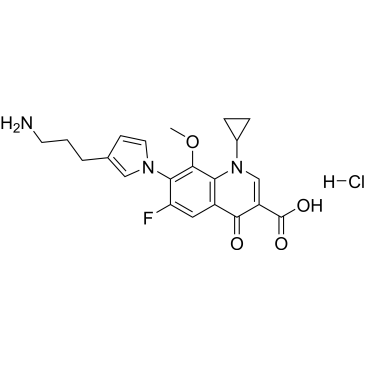 7-(3-(3-Aminopropyl)-1H-pyrrol-1-yl)-1-cyclopropyl-6-fluoro-8-methoxy-4-oxo-1,4-dihydroquinoline-3-carboxylic acid hydrochloride Moxifloxacin Impuruity|CS-0164458
