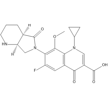 1-Cyclopropyl-6-fluoro-8-methoxy-4-oxo-7-((4aR,7aS)-5-oxooctahydro-6H-pyrrolo[3,4-b]pyridin-6-yl)-1,4-dihydroquinoline-3-carboxylic Acid Moxifloxacin Impurity|CS-0164460