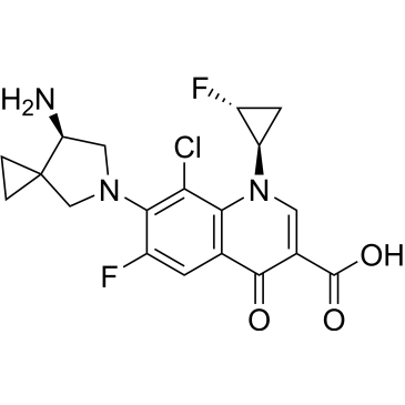 7-((R)-7-amino-5-azaspiro[2.4]heptan-5-yl)-8-chloro-6-fluoro-1-((1R,2R)-2-fluorocyclopropyl)-4-oxo-1,4-dihydroquinoline-3-carboxylic acid  (Sitafloxacin Impuruity）|CS-0164492