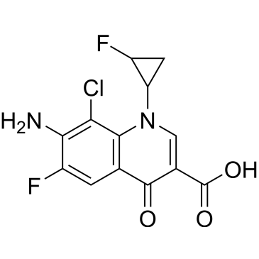 7-amino-8-chloro-6-fluoro-1-(2-fluorocyclopropyl)-4-oxo-1,4-dihydroquinoline-3-carboxylic acid  (Sitafloxacin Impuruity）|CS-0164497