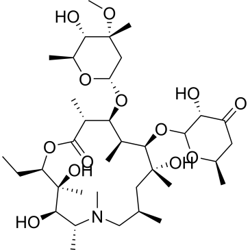 (2R,3S,4R,5R,8R,10R,11R,12S,13S,14R)-2-ethyl-3,4,10-trihydroxy-13-(((2R,4R,5S,6S)-5-hydroxy-4-methoxy-4,6-dimethyltetrahydro-2H-pyran-2-yl)oxy)-11-(((3S,6R)-3-hydroxy-6-methyl-4-oxotetrahydro-2H-pyran-2-yl)oxy)-3,5,6,8,10,12,14-heptamethyl-1-oxa-6-azacyclopentadecan-15-one  (Azithromycin Impuruity）|CS-0164503