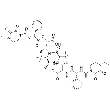 (2R,4S)-2-((R)-carboxy((R)-2-(4-ethyl-2,3-dioxopiperazine-1-carboxamido)-2-phenylacetamido)methyl)-3-((2R,4S)-2-((R)-carboxy((R)-2-(4-ethyl-2,3-dioxopiperazine-1-carboxamido)-2-phenylacetamido)methyl)-5,5-dimethylthiazolidine-4-carbonyl)-5,5-dimethylthiazolidine-4-carboxylic acid  (Piperacillin Impuruity）|CS-0164533