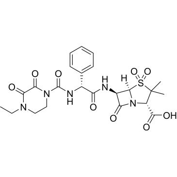(2S,5R,6R)-6-((R)-2-(4-Ethyl-2,3-dioxopiperazine-1-carboxamido)-2-phenylacetamido)-3,3-dimethyl-7-oxo-4-thia-1-azabicyclo[3.2.0]heptane-2-carboxylic acid 4,4-dioxide Piperacillin Impurity|CS-0164539