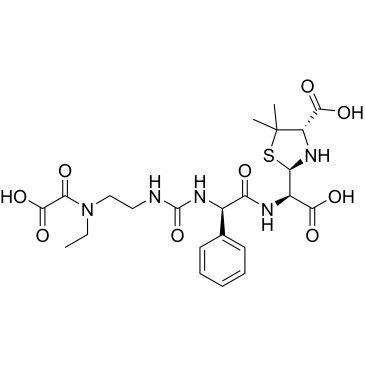 (9R,12R)-12-((2R,4S)-4-carboxy-5,5-dimethylthiazolidin-2-yl)-3-ethyl-2,7,10-trioxo-9-phenyl-3,6,8,11-tetraazatridecane-1,13-dioic acid  (Piperacillin Impuruity）|CS-0164540