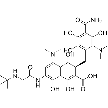 (3S)-7-(2-(tert-Butylamino)acetamido)-3-(4-carbamoyl-2-(dimethylamino)-3,5,6-trihydroxybenzyl)-5-(dimethylamino)-1,4,8-trihydroxy-3,4-dihydronaphthalene-2-carboxylic Acid (Tigecycline Impuruity）|CS-0164551