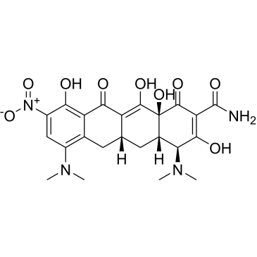 (4S,4aS,5aR,12aS)-4,7-Bis(dimethylamino)-3,10,12,12a-tetrahydroxy-9-nitro-1,11-dioxo-1,4,4a,5,5a,6,11,12a-octahydrotetracene-2-carboxamide (Tigecycline Impuruity）|CS-0164552