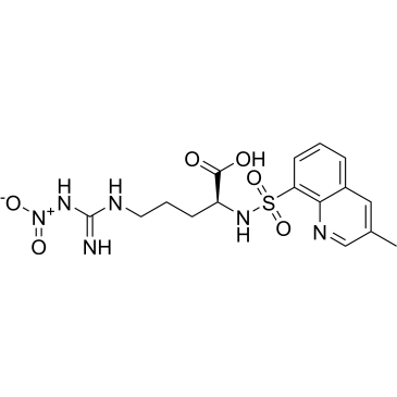 N5-[Imino(nitroamino)methyl]-N2-[(3-methyl-8- quinolinyl)sulfonyl]-L-ornithine (Argatroban Impuruity）|CS-0164564