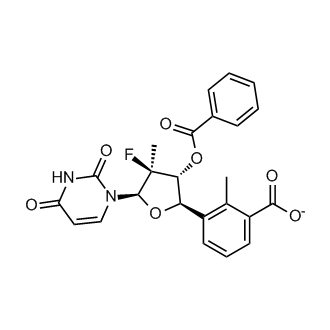 ((2R,3R,4S,5R)-3-(benzoyloxy)-5-(2,4-dioxo-3,4-dihydropyrimidin-1(2H)-yl)-4-fluoro-4-methyltetrahydrofuran-2-yl)methyl benzoate  (sofosbuvir Impuruity）