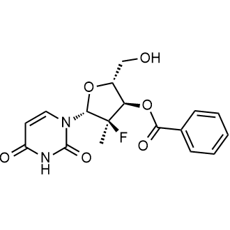 (2R,3R,4R,5R)-5-(2,4-Dioxo-3,4-dihydropyrimidin-1(2H)-yl)-4-fluoro-2-(hydroxymethyl)-4-methyltetrahydrofuran-3-yl benzoate  sofosbuvir Impurity|CS-0164655
