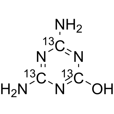 4,6-diamino-1,3,5-triazin-2-ol-2,4,6-13C3 (Metformin Impuruity）|CS-0164693