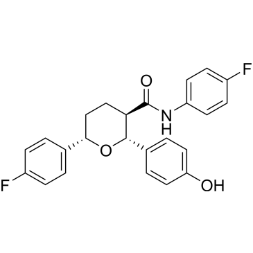 (2R,3R,6S)-N,6-bis(4-fluorophenyl)-2-(4-hydroxyphenyl)tetrahydro-2H-pyran-3-carboxamide  Ezetimibe Impurity|CS-0164701