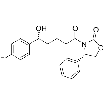 (S)-3-((R)-5-(4-fluorophenyl)-5-hydroxypentanoyl)-4-phenyloxazolidin-2-one  Ezetimibe Impurity|CS-0164714