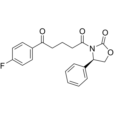 (R)-1-(4-fluorophenyl)-5-(2-oxo-4-phenyloxazolidin-3-yl)pentane-1,5-dione  Ezetimibe Impurity|CS-0164718