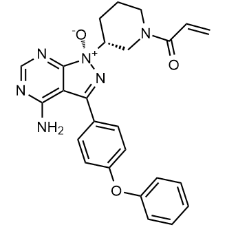 (S)-1-((R)-1-acryloylpiperidin-3-yl)-4-amino-3-(4-phenoxyphenyl)-1H-pyrazolo[3,4-d]pyrimidine 1-oxide  Ibrutinib Impurity|CS-0164738